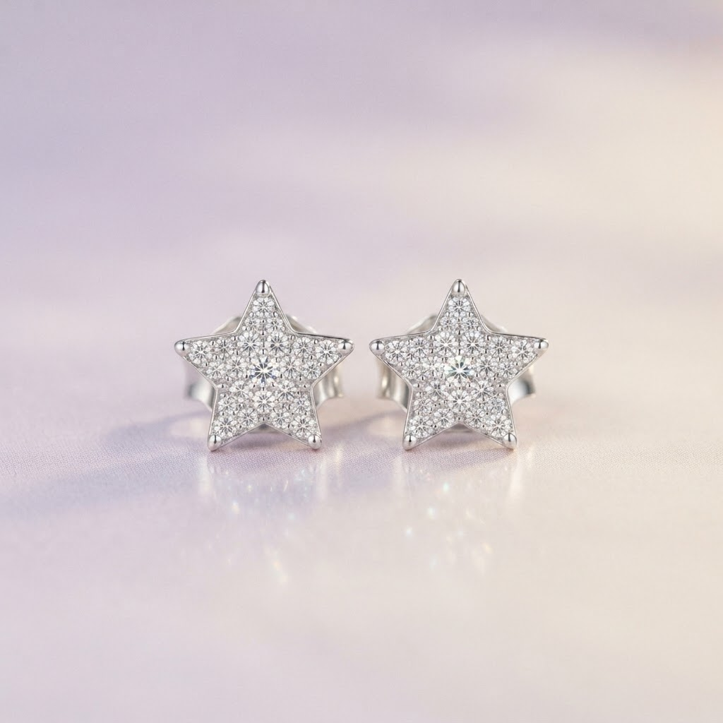 Brinco Estrela de Prata